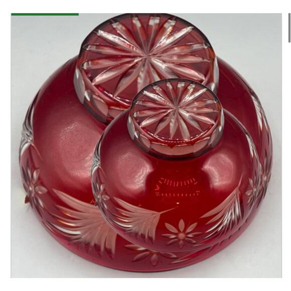 Badash Hand Cut Crystal Footed Bowl
5”H x 8”D W/Tag - Picture 7 of 7